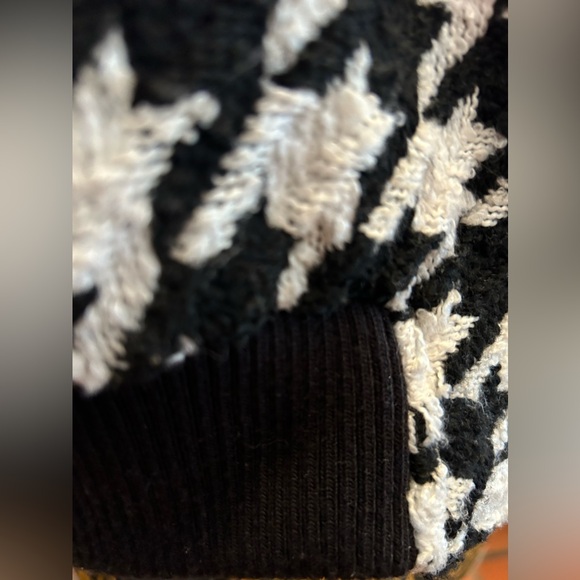 Forever 21 Contemporary Black and White Houndstooth Jacket Bomber XL - Picture 4 of 8